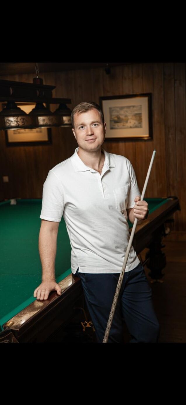 Тренер по бильярду Александр Чепиков 